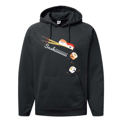 Sushi Lover Japan Lover Japanese Cuisine Chef Foodie Performance Fleece Hoodie