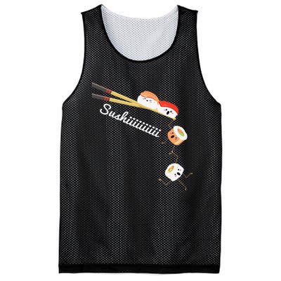 Sushi Lover Japan Lover Japanese Cuisine Chef Foodie Mesh Reversible Basketball Jersey Tank