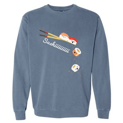 Sushi Lover Japan Lover Japanese Cuisine Chef Foodie Garment-Dyed Sweatshirt