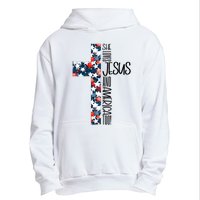 She Loves Jesus And America Too 4th Of July Urban Pullover Hoodie