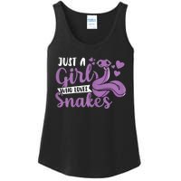 Snake Lover Just A Girl Who Loves Snakes Pet Reptile Ladies Essential Tank