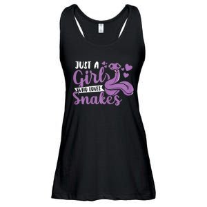 Snake Lover Just A Girl Who Loves Snakes Pet Reptile Ladies Essential Flowy Tank