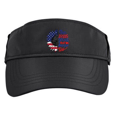 She Loves Jesus And America Too Adult Drive Performance Visor