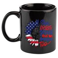 She Loves Jesus And America Too 11oz C Handle Ceramic Mug