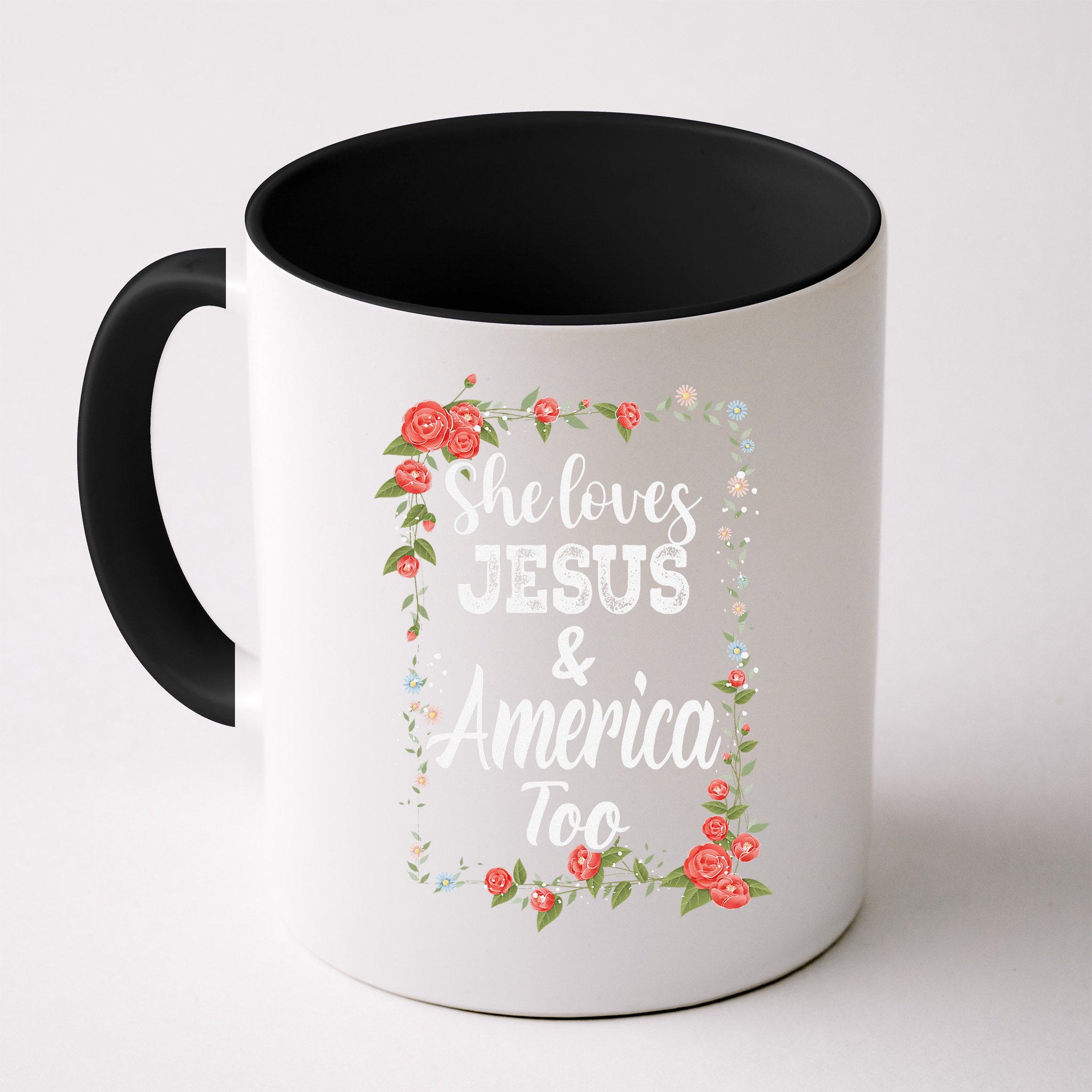 She Loves Jesus.And America Too 4th Of July Mug