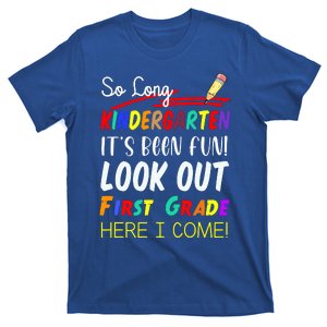 So Long Kindergarten Here I Come 1 Grade Graduation Fun T-Shirt