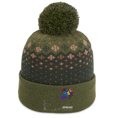 Spread Love & Kindness Summer The Baniff Cuffed Pom Beanie