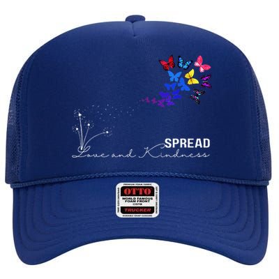 Spread Love & Kindness Summer High Crown Mesh Back Trucker Hat