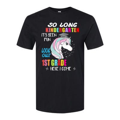 So Long Kindergarten 1st Grade Here I Come Graduation Girl Softstyle CVC T-Shirt