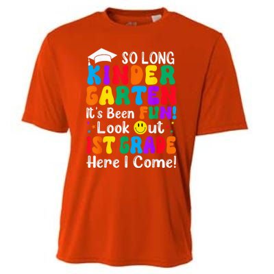 So Long Kindergarten 1st Grade Here I Come Back To School Cooling Performance Crew T-Shirt