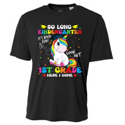 So Long Kindergarten 1st Grade Here I Come Cooling Performance Crew T-Shirt