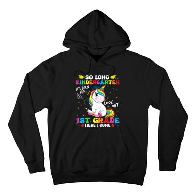 So Long Kindergarten 1st Grade Here I Come Hoodie