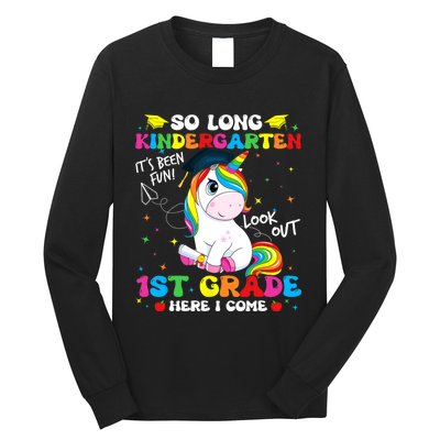 So Long Kindergarten 1st Grade Here I Come Long Sleeve Shirt