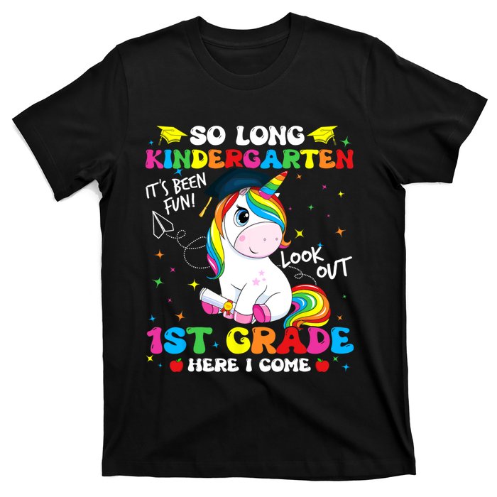 So Long Kindergarten 1st Grade Here I Come T-Shirt