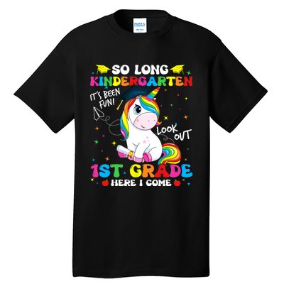 So Long Kindergarten 1st Grade Here I Come Tall T-Shirt