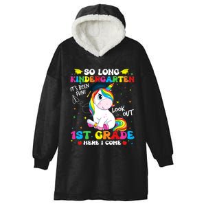 So Long Kindergarten 1st Grade Here I Come Hooded Wearable Blanket