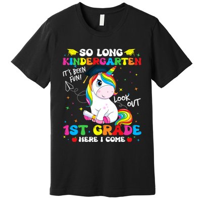 So Long Kindergarten 1st Grade Here I Come Premium T-Shirt