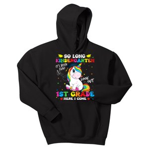 So Long Kindergarten 1st Grade Here I Come Kids Hoodie