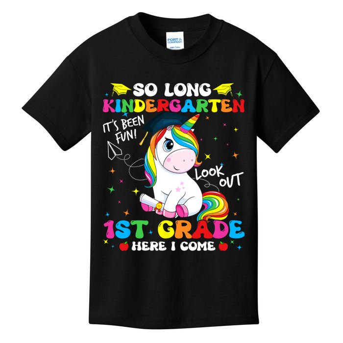 So Long Kindergarten 1st Grade Here I Come Kids T-Shirt