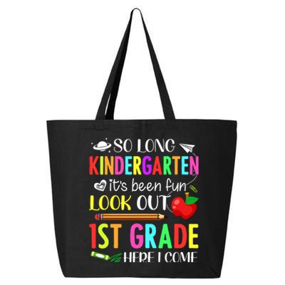 So Long Kindergarten 1st Grade Here I Come 25L Jumbo Tote