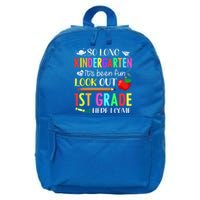 So Long Kindergarten 1st Grade Here I Come 16 in Basic Backpack