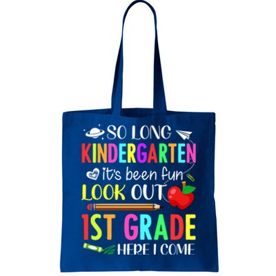 So Long Kindergarten 1st Grade Here I Come Tote Bag