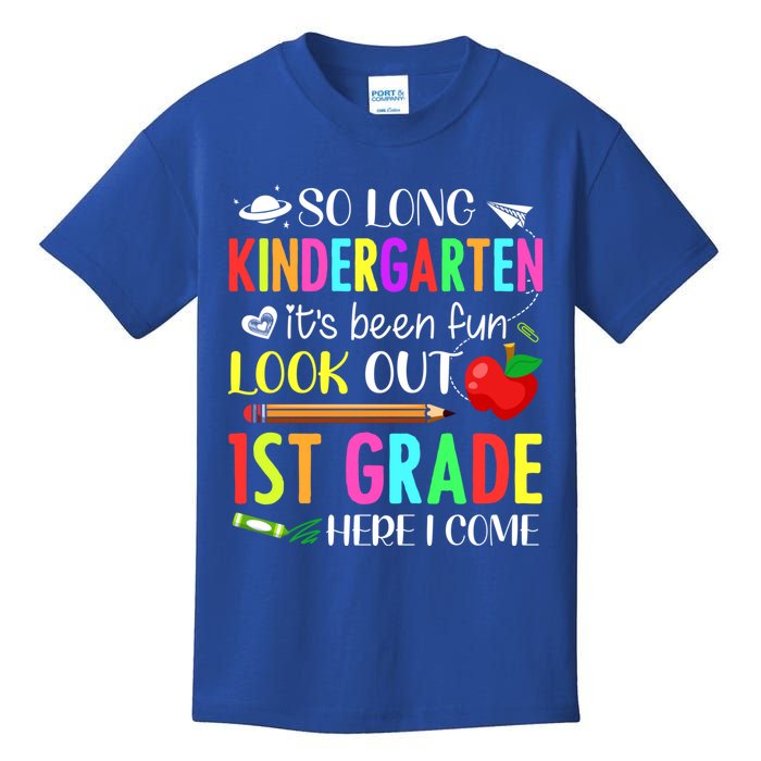 So Long Kindergarten 1st Grade Here I Come Kids T-Shirt