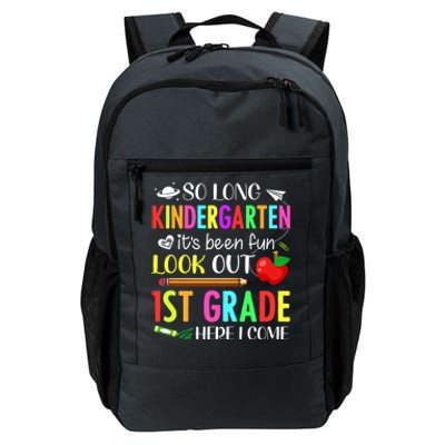 So Long Kindergarten 1st Grade Here I Come Daily Commute Backpack