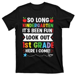 So Long Kindergarten 1st Grade Here I Come Graduation T-Shirt