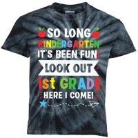 So Long Kindergarten 1st Grade Here I Come Graduation Kids Tie-Dye T-Shirt