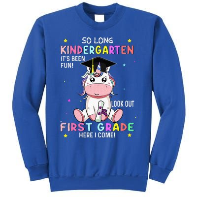 So Long Kindergarten Graduation Class 2024 Unicorn Sweatshirt