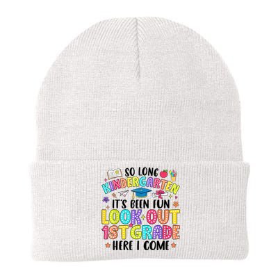 So Long Kindergarten Graduation 1st Grade Here I Come Knit Cap Winter Beanie