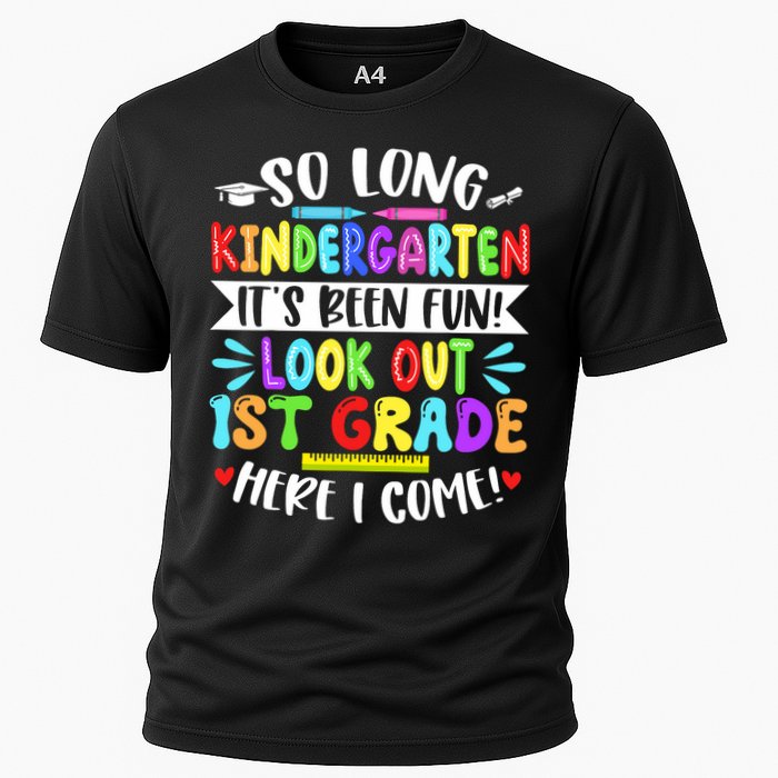 So Long Kindergarten Happy Last Day Of School Grad 2025  Cooling Performance Crew T-Shirt