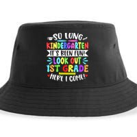 So Long Kindergarten Happy Last Day Of School Grad 2025  Sustainable Bucket Hat