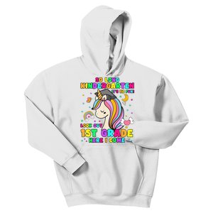 So Long Kindergarten 1st Grade Here I Come Graduation  Kids Hoodie