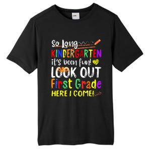 So Long Kindergarten Here I Come 1 Grade Graduation Fun Tall Fusion ChromaSoft Performance T-Shirt