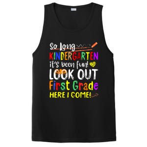 So Long Kindergarten Here I Come 1 Grade Graduation Fun PosiCharge Competitor Tank