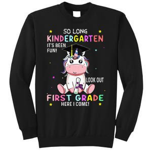 So Long Kindergarten Graduation Class 2024 Unicorn Sweatshirt