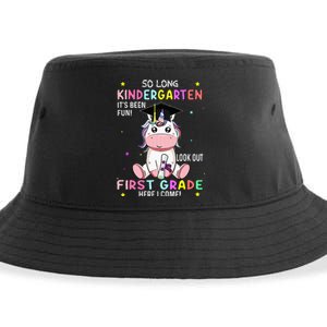 So Long Kindergarten Graduation Class 2024 Unicorn Sustainable Bucket Hat