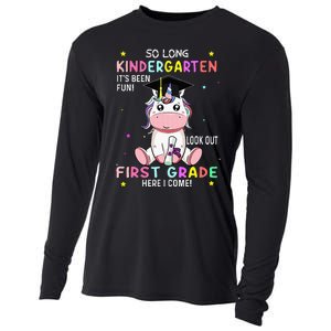 So Long Kindergarten Graduation Class 2024 Unicorn Cooling Performance Long Sleeve Crew