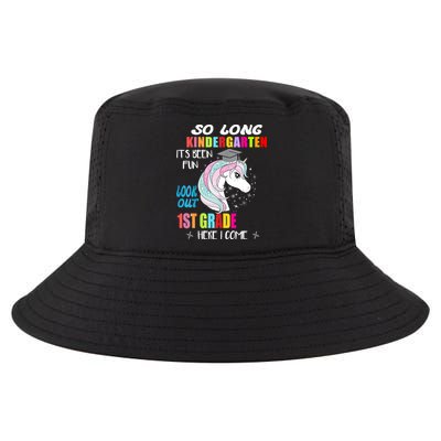 So Long Kindergarten 1st Grade Here I Come Graduation Cool Comfort Performance Bucket Hat