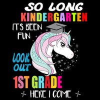 So Long Kindergarten 1st Grade Here I Come Graduation Impact Tech Backpack