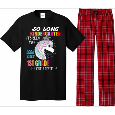 So Long Kindergarten 1st Grade Here I Come Graduation Pajama Set