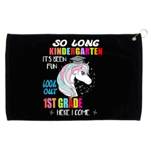 So Long Kindergarten 1st Grade Here I Come Graduation Grommeted Golf Towel