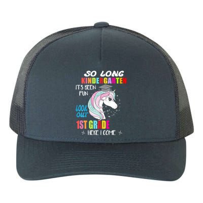 So Long Kindergarten 1st Grade Here I Come Graduation Yupoong Adult 5-Panel Trucker Hat