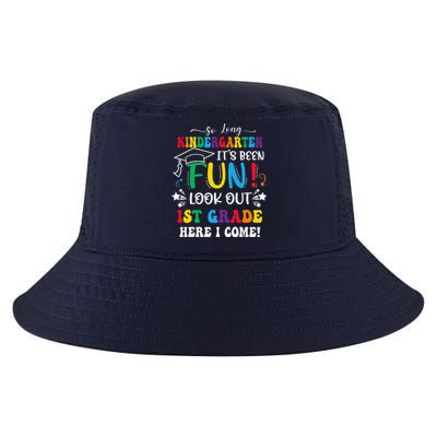 So Long Kindergarten 1st Grade Here I Come Graduation Cool Comfort Performance Bucket Hat