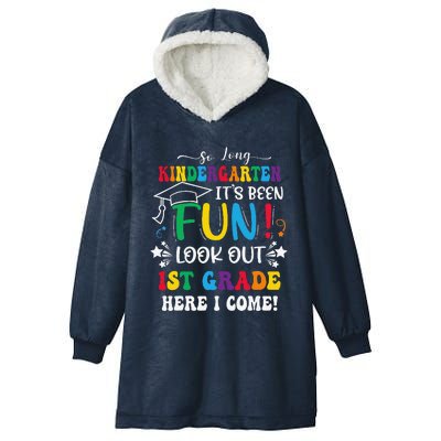 So Long Kindergarten 1st Grade Here I Come Graduation Hooded Wearable Blanket