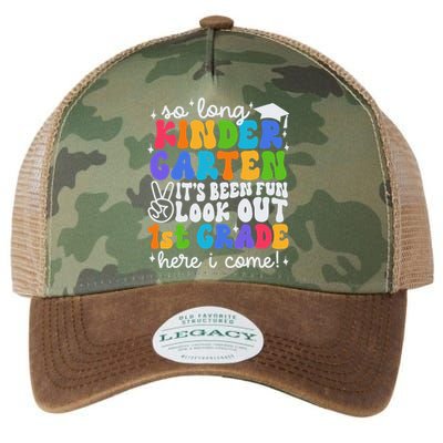 So Long Kindergarten Graduation 1st Grade Here I Come Legacy Tie Dye Trucker Hat