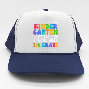 So Long Kindergarten Graduation 1st Grade Here I Come Trucker Hat