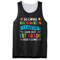 So Long Kindergarten Look Out 1st Grade Here I Come Mesh Reversible Basketball Jersey Tank